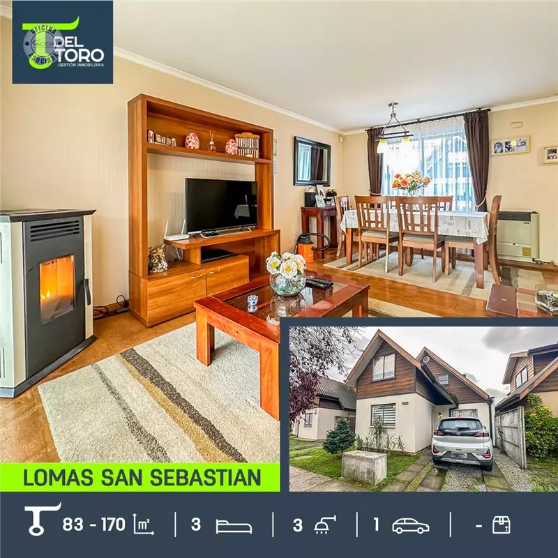 Casa en venta de 3 dorm. en LSS, Concepción